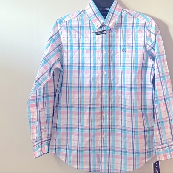 Lauren Ralph Lauren Big Boys Classic Fit Dress Shirts button up 16 - Picture 3 of 7